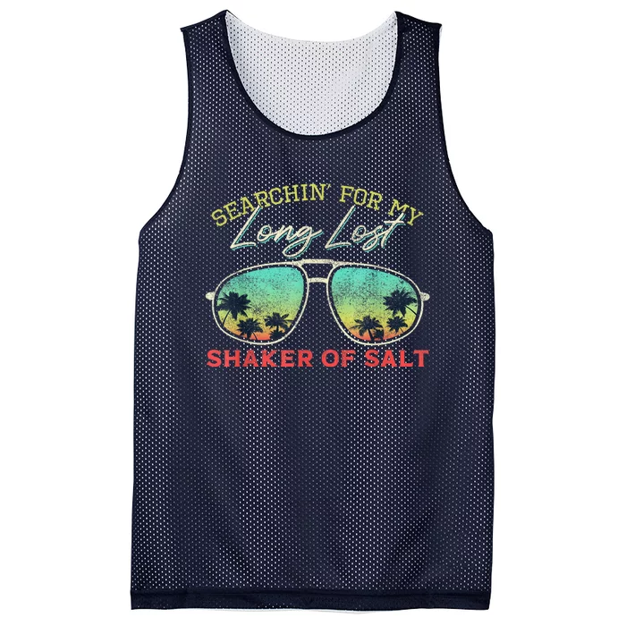 Funny Searching For My Long Lost Shaker Of Salt Shaker Mesh Reversible Basketball Jersey Tank