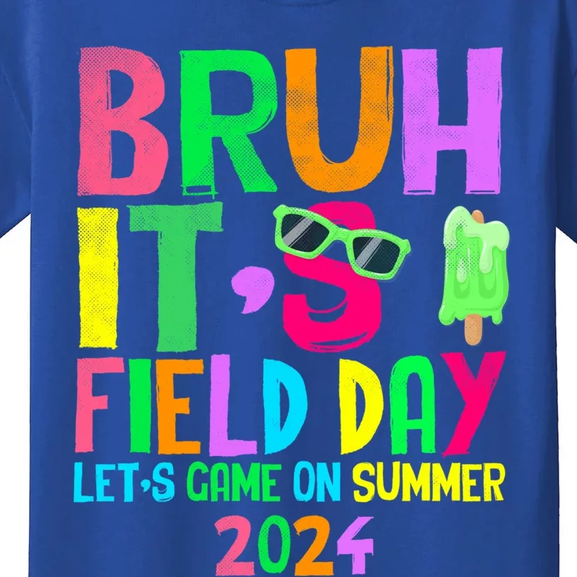 Funny School Field Day Gaming Teacher Field Day 2024 Gift Kids T-Shirt