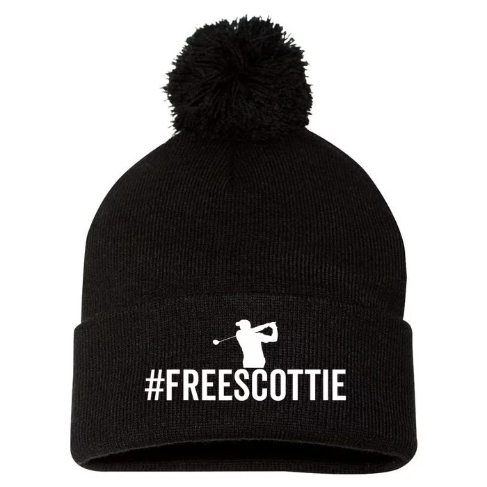 Free Scottie Pom Pom 12in Knit Beanie