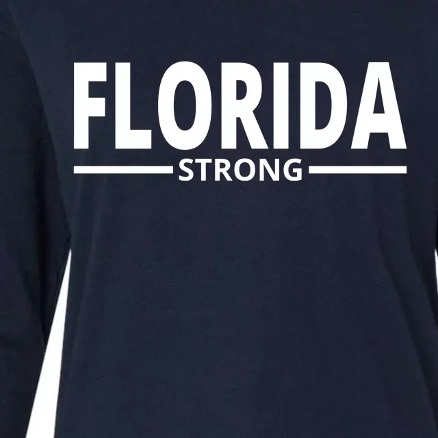 Florida Strong Womens Cotton Relaxed Long Sleeve T-Shirt