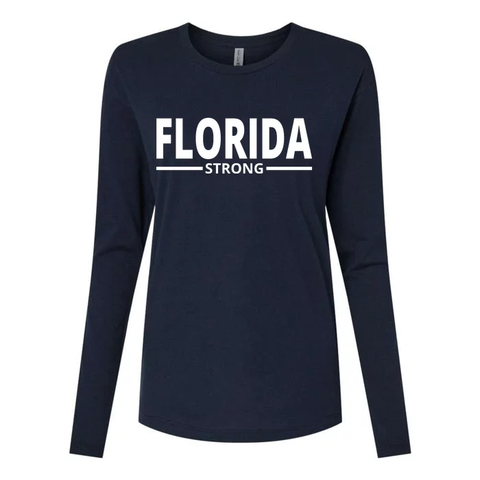 Florida Strong Womens Cotton Relaxed Long Sleeve T-Shirt