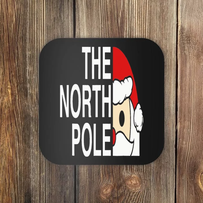 Funny Santa Face Christmas Parody The North Pole Coaster