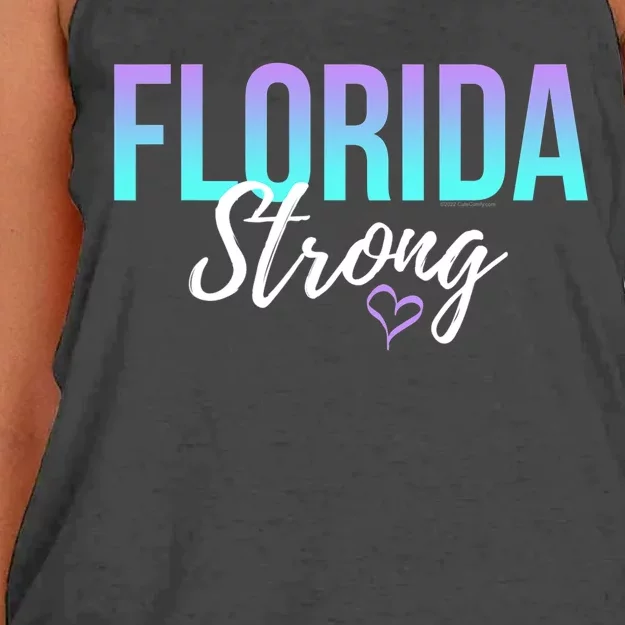 Florida Strong Women's Knotted Racerback Tank