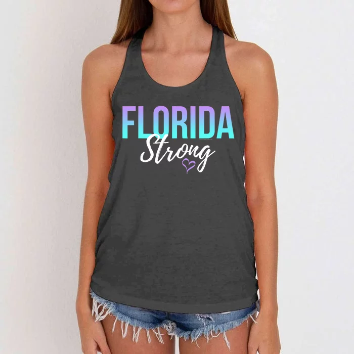 Florida Strong Women's Knotted Racerback Tank