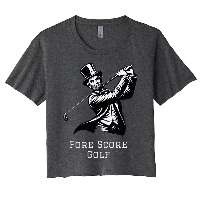 Fore Score Women's Crop Top Tee