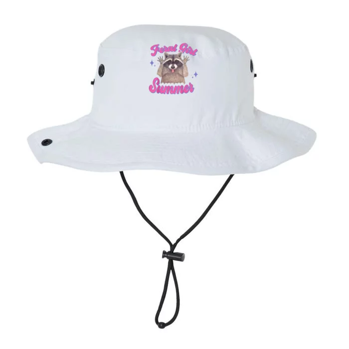 Feral Summer Funny Raccoon Legacy Cool Fit Booney Bucket Hat