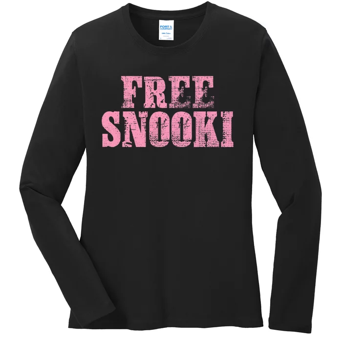 Free Snooki Ladies Long Sleeve Shirt