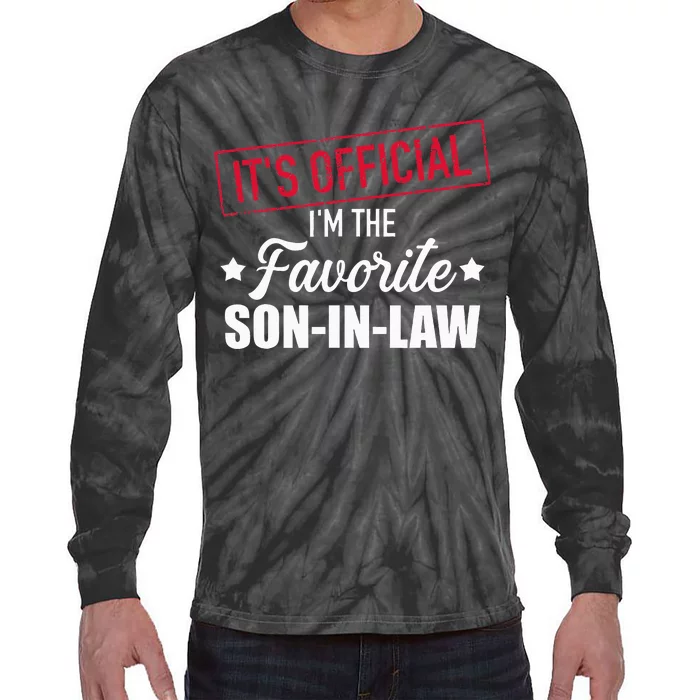 Favorite Soninlaw From Motherinlaw Or Fatherinlaw Tie-Dye Long Sleeve Shirt