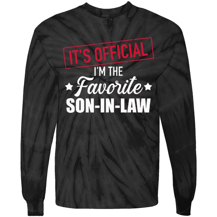 Favorite Soninlaw From Motherinlaw Or Fatherinlaw Tie-Dye Long Sleeve Shirt