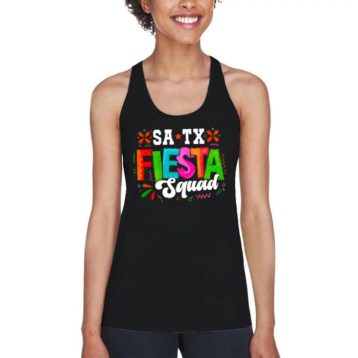 Fiesta Squad Fiesta Satx Women's Racerback Tank