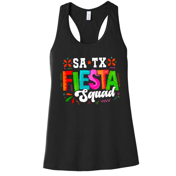 Fiesta Squad Fiesta Satx Women's Racerback Tank