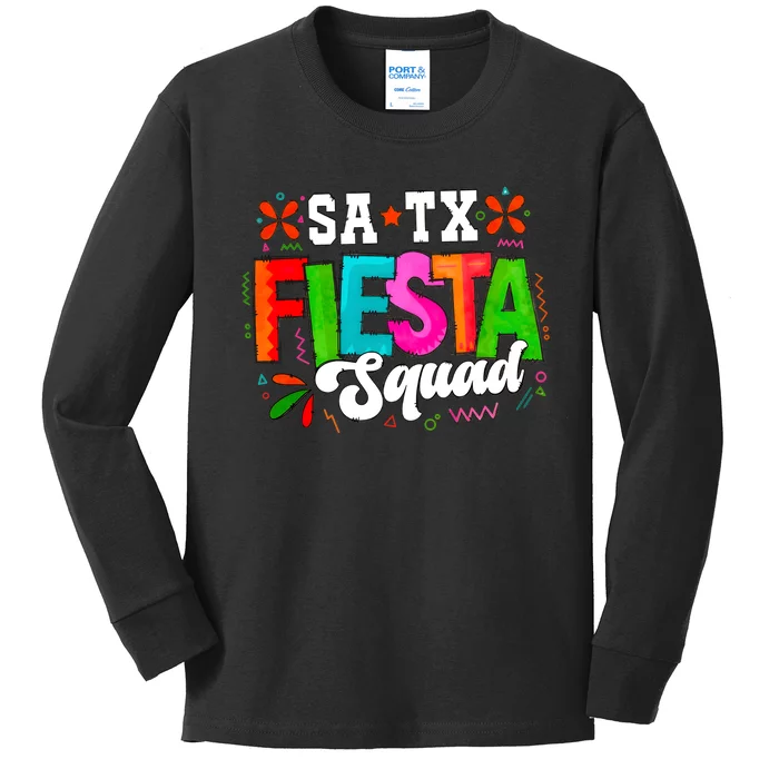 Fiesta Squad Fiesta Satx Kids Long Sleeve Shirt