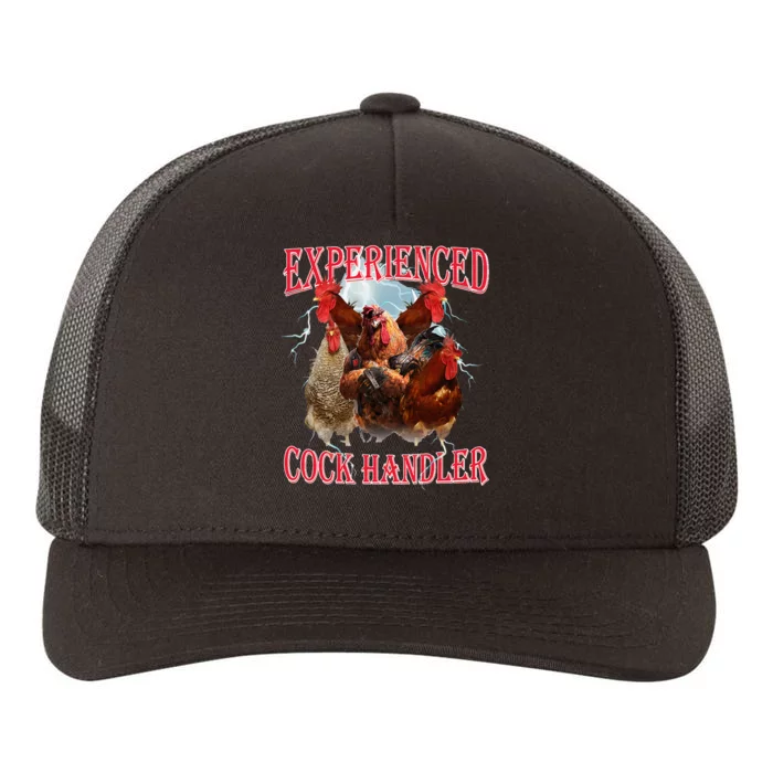 Funny Sayings For Adult Experienced Cock Handler Yupoong Adult 5-Panel Trucker Hat