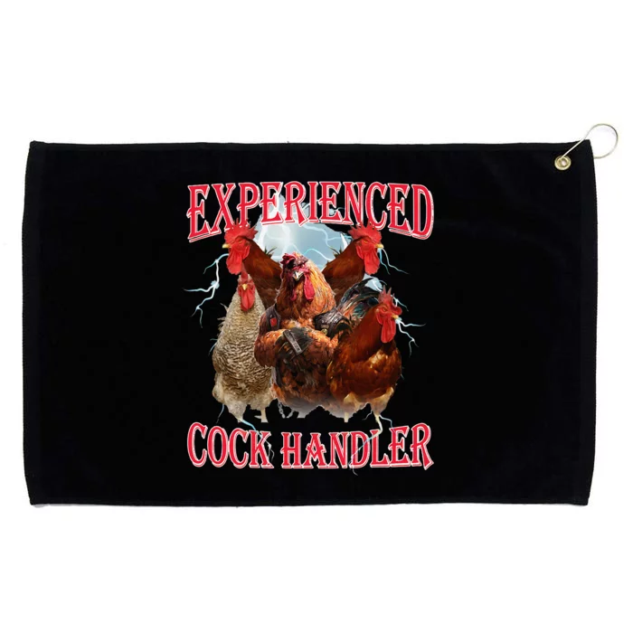 Funny Sayings For Adult Experienced Cock Handler Grommeted Golf Towel