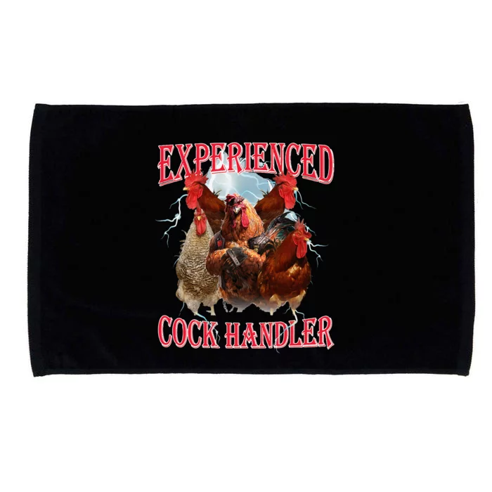 Funny Sayings For Adult Experienced Cock Handler Microfiber Hand Towel