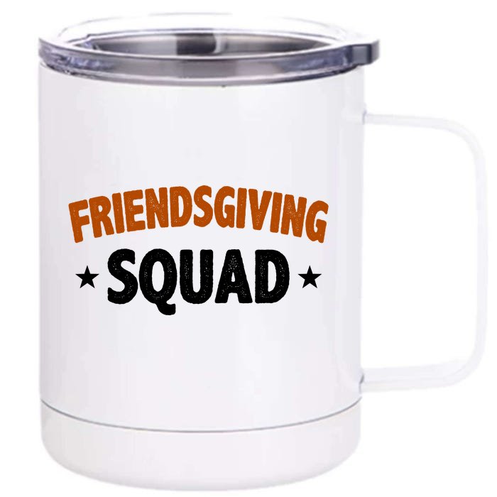 Friendsgiving Squad Front & Back 12oz Stainless Steel Tumbler Cup