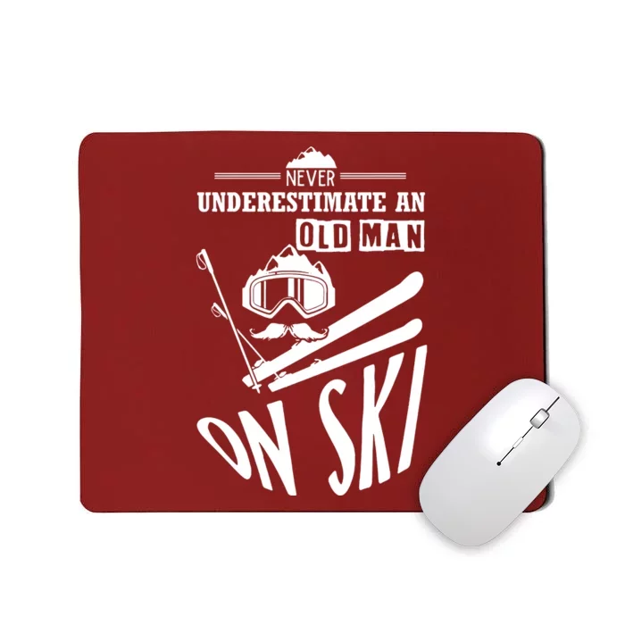 Funny Skiing Mousepad