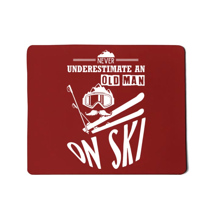 Funny Skiing Mousepad