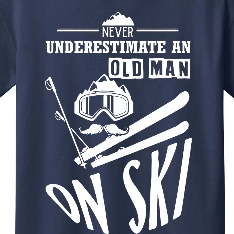 Funny Skiing Kids T-Shirt