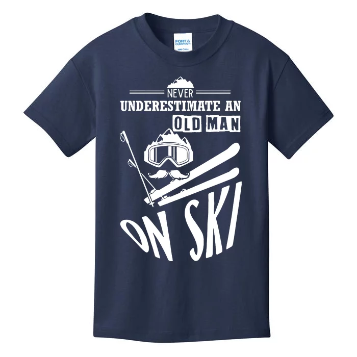 Funny Skiing Kids T-Shirt