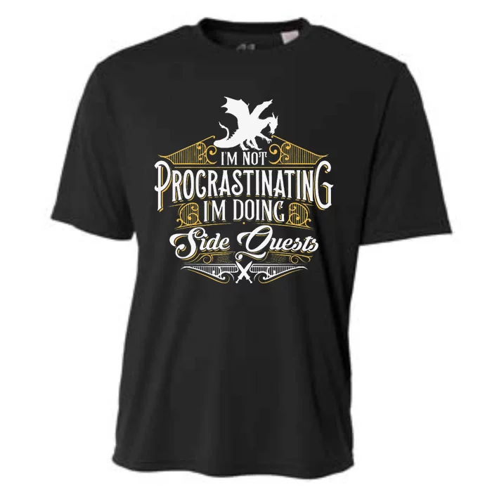 Funny Sarcastic Funny Not Procrastinating Nerdy Cooling Performance Crew T-Shirt