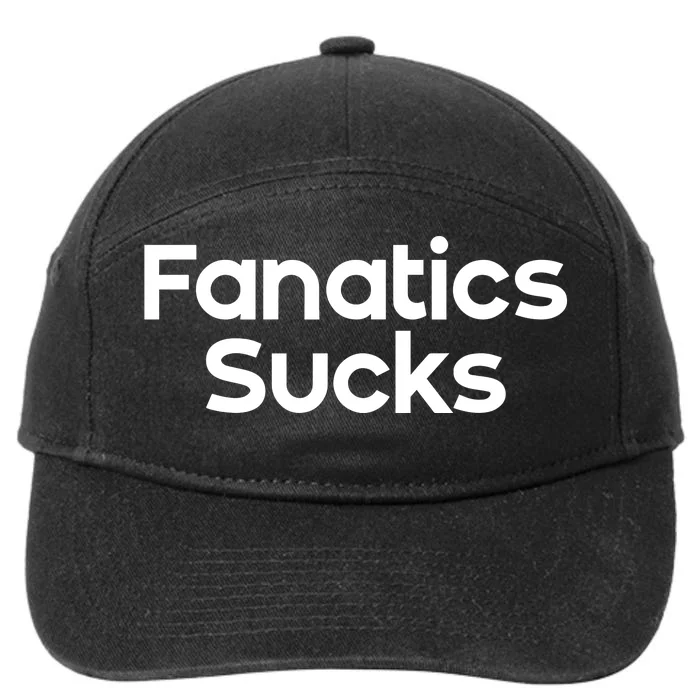 Fanatics Sucks 7-Panel Snapback Hat