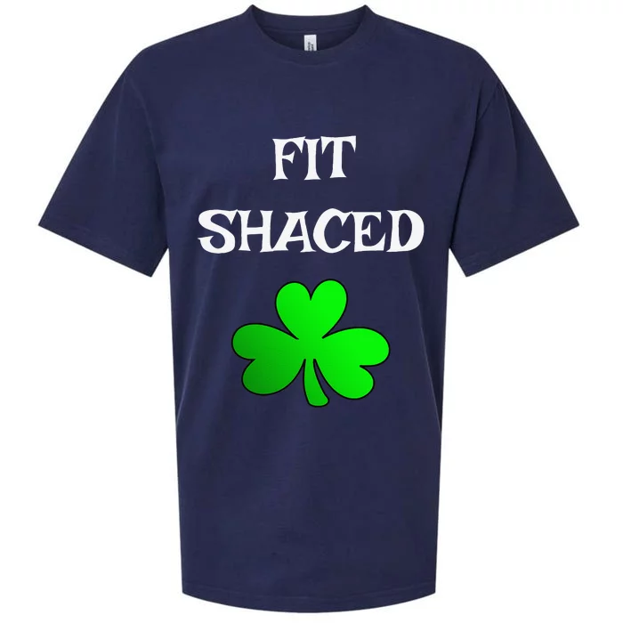 Fit Shaced Funny Drinking St. Saint Patrick's Day Gift Sueded Cloud Jersey T-Shirt