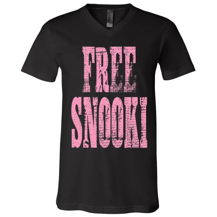 Free Snooki V-Neck T-Shirt