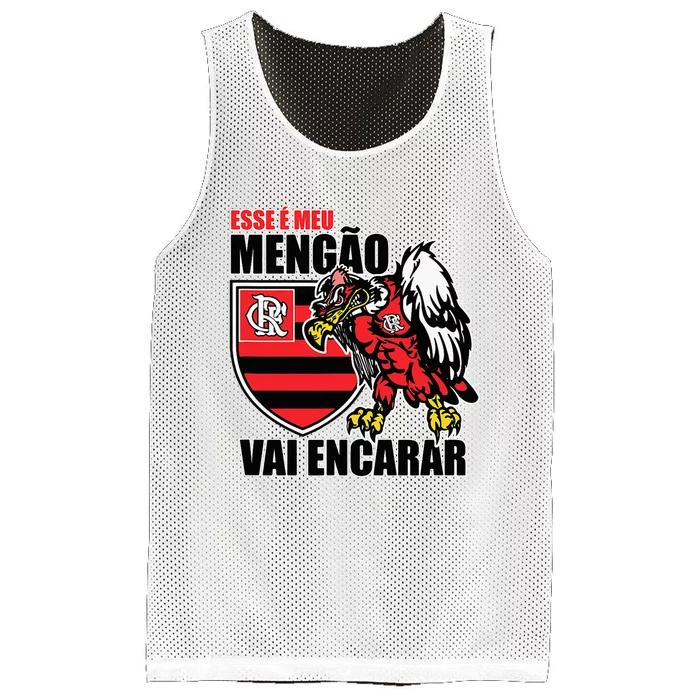 Flamengo Soccer Mesh Reversible Basketball Jersey Tank