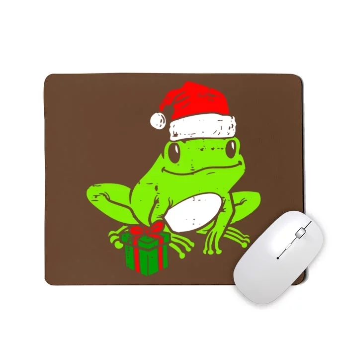 Frog Santa Mousepad