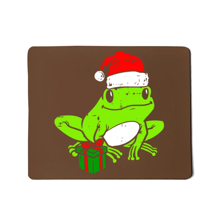 Frog Santa Mousepad