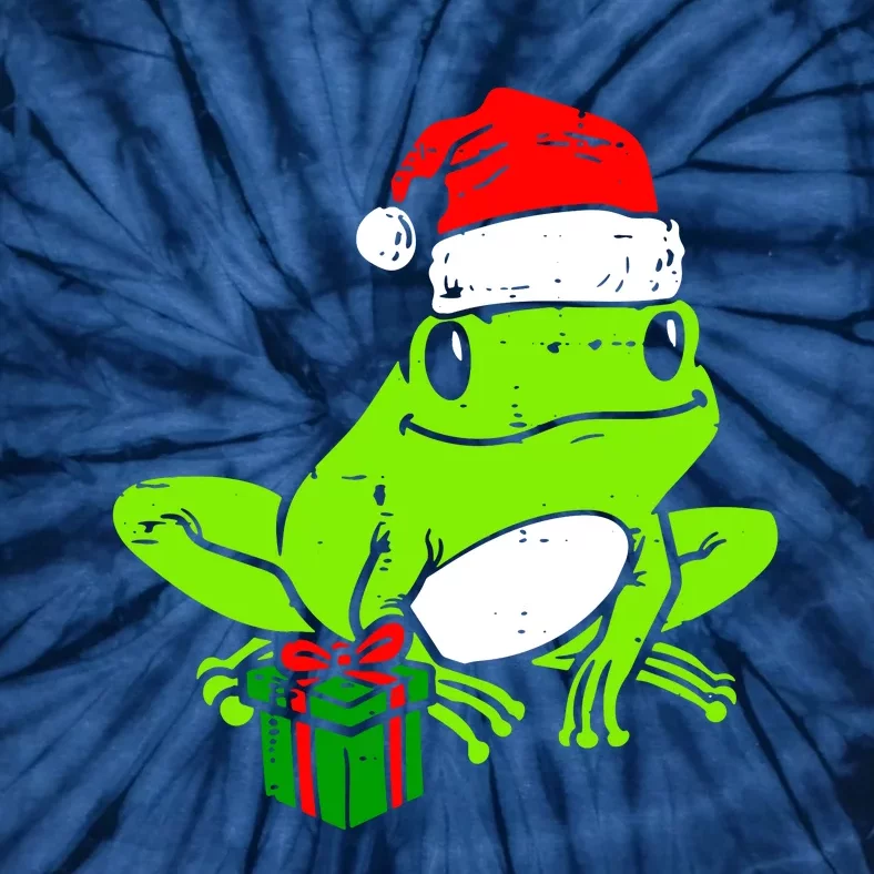 Frog Santa Tie-Dye T-Shirt