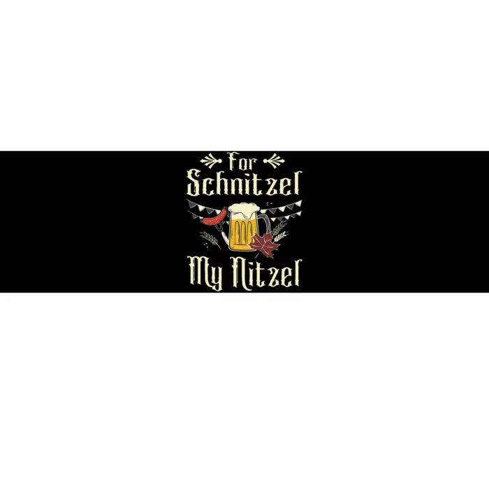 For Schnitzel Funny Oktoberfest Gift Bumper Sticker