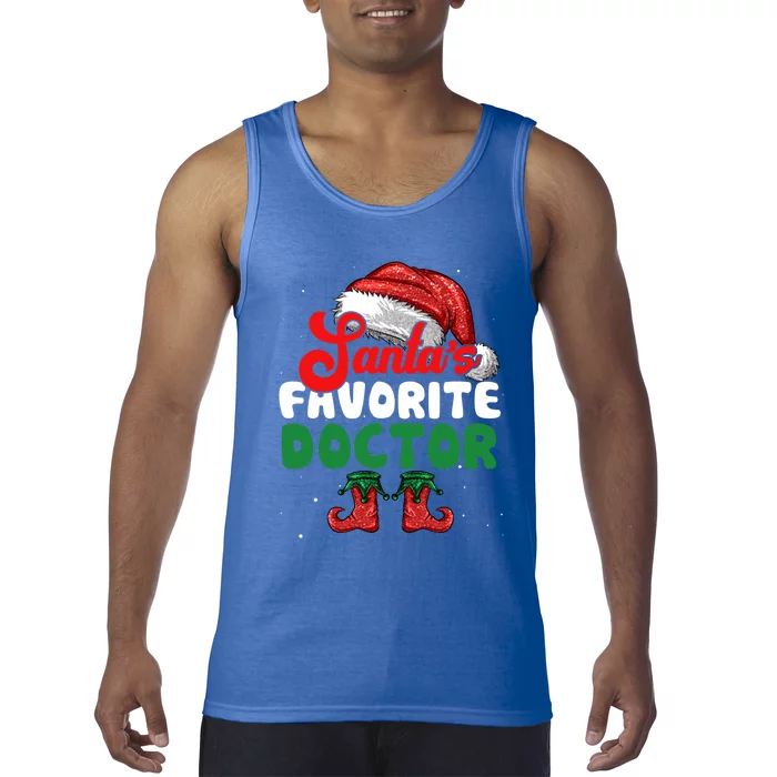 Funny SantaS Favorite Doctor Christmas Funny Gift Tank Top