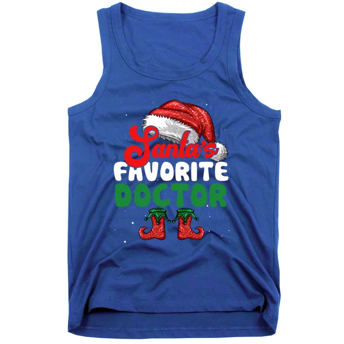 Funny SantaS Favorite Doctor Christmas Funny Gift Tank Top