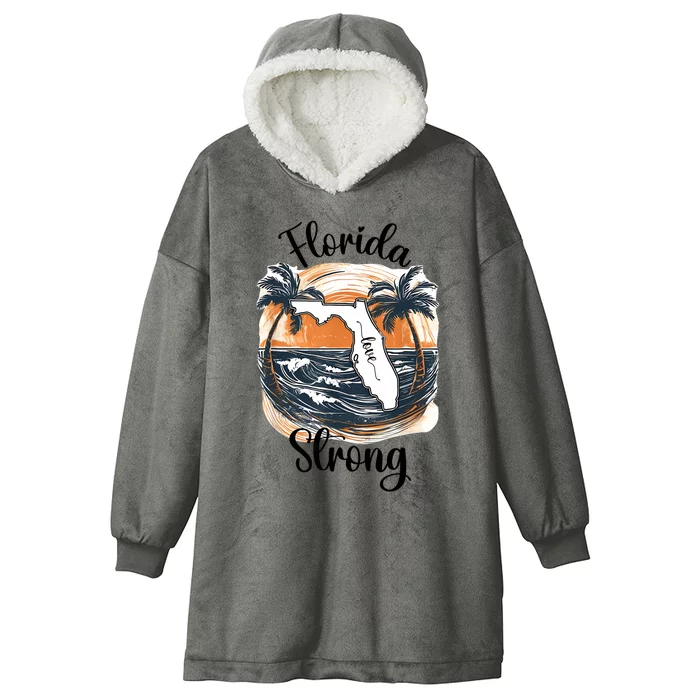 Florida Strong Florida Southeastern Hooded Wearable Blanket