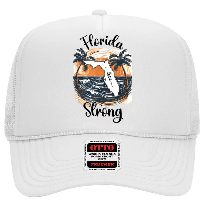 Florida Strong Florida Southeastern High Crown Mesh Trucker Hat