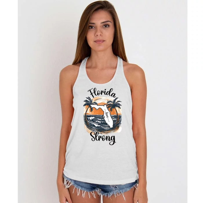 Florida Strong Florida Southeastern Women's Knotted Racerback Tank