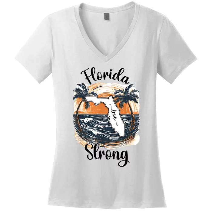 Florida Strong Florida Southeastern Women's V-Neck T-Shirt