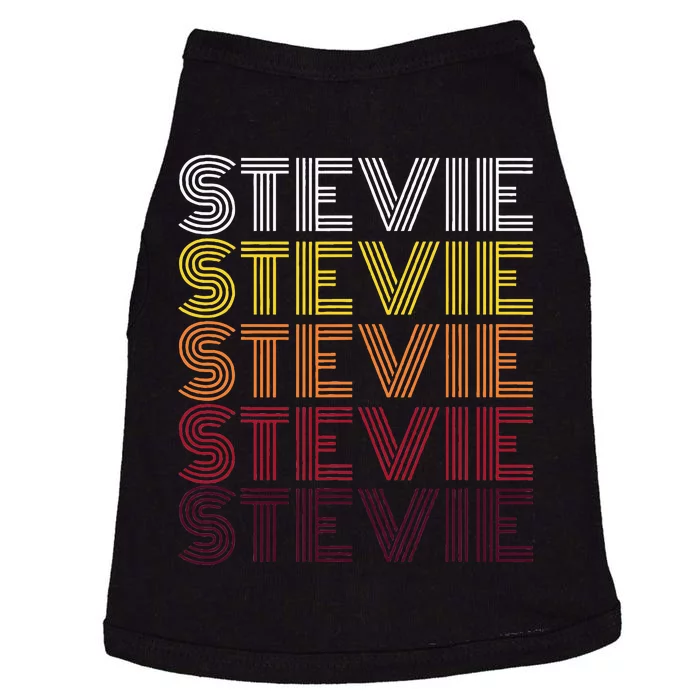 Funny Stevie First Name Vintage Stevie Doggie Tank