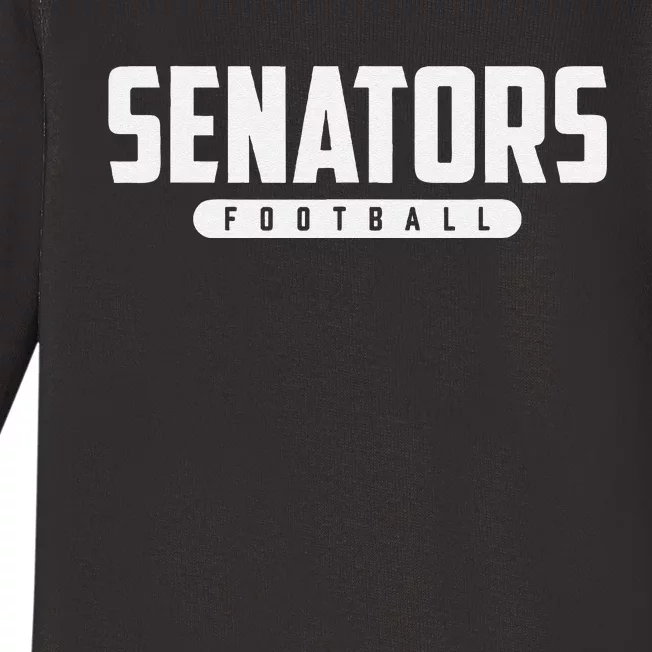 Fletcher Senators Football Baby Long Sleeve Bodysuit