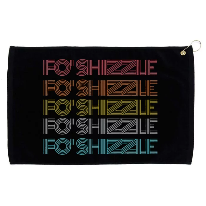 Fo Shizzle Grommeted Golf Towel