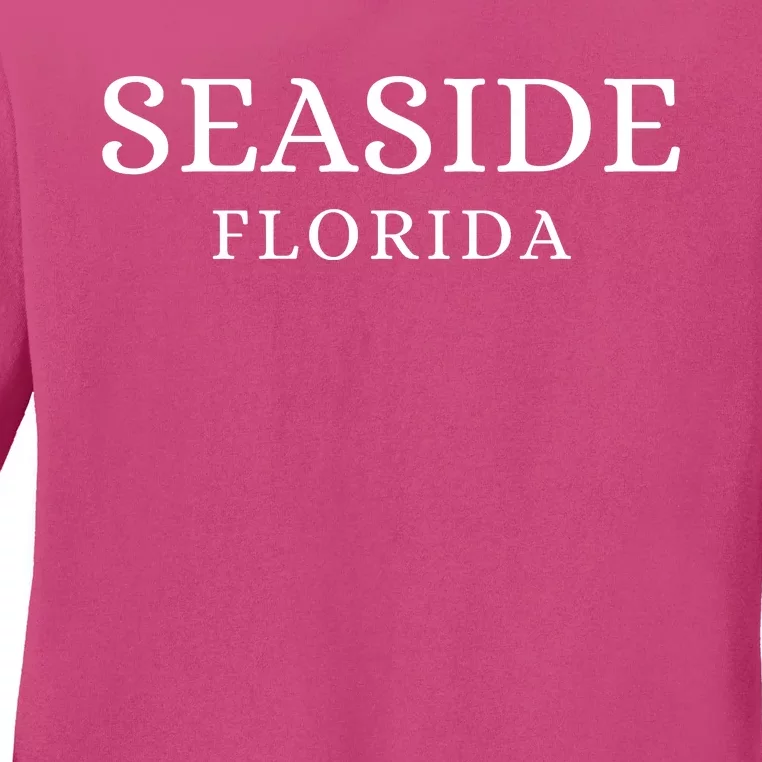 Funny Seaside Ladies Long Sleeve Shirt