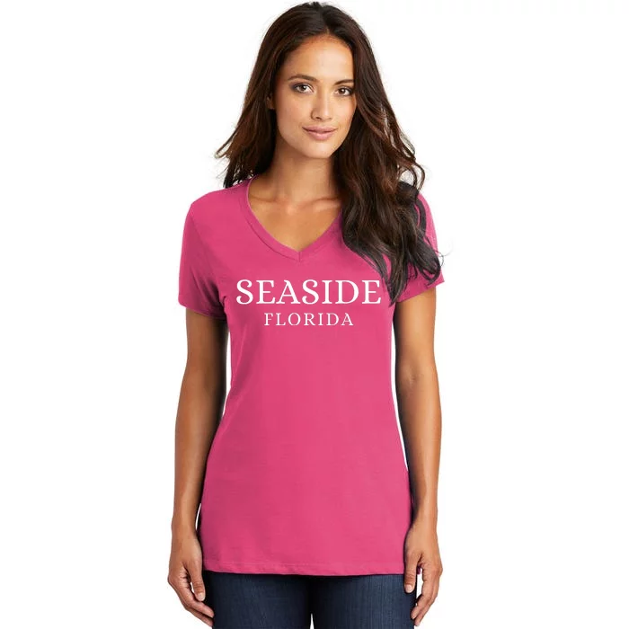 Funny Seaside Women's V-Neck T-Shirt