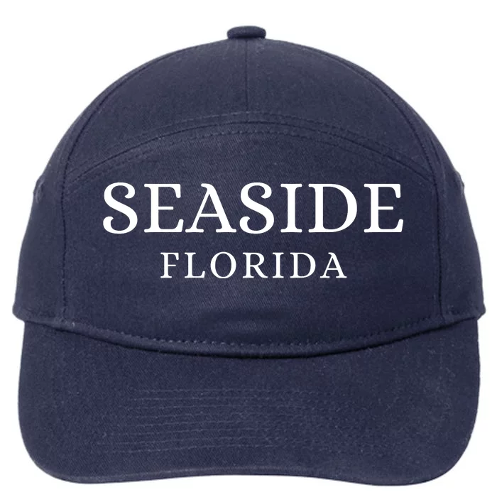 Funny Seaside 7-Panel Snapback Hat