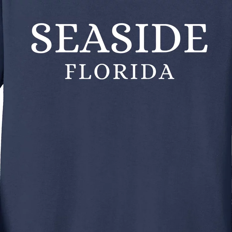 Funny Seaside Kids Long Sleeve Shirt