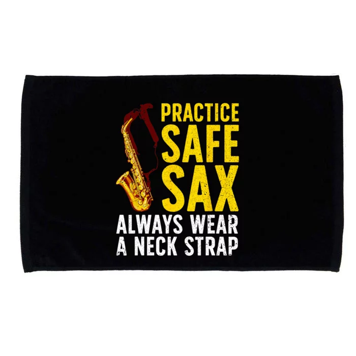 Funny Saxophone For Men Women Saxophone Player Saxophonist Microfiber Hand Towel