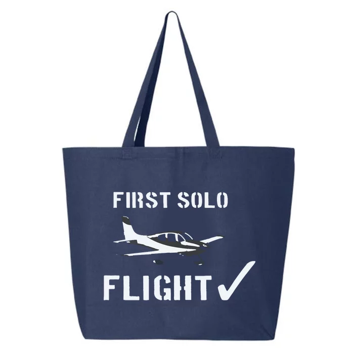 First Solo Flight New Pilot Gift 25L Jumbo Tote