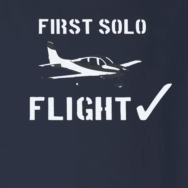 First Solo Flight New Pilot Gift Toddler Long Sleeve Shirt