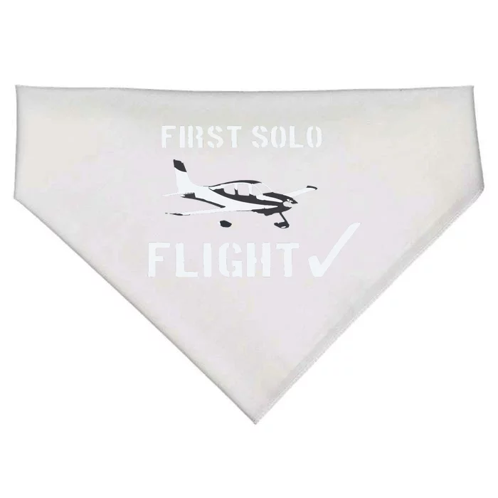 First Solo Flight New Pilot Gift USA-Made Doggie Bandana